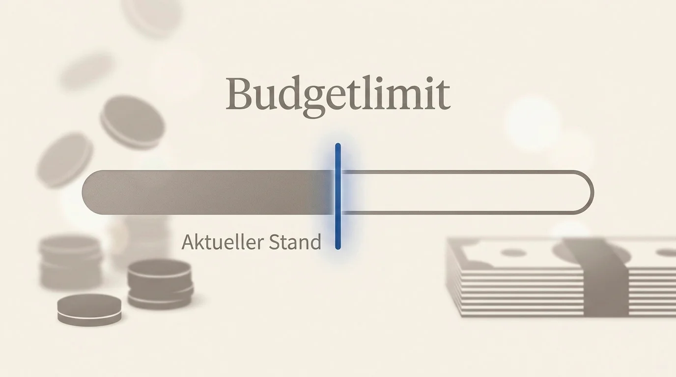 Symbolische Darstellung des LUGAS-Einzahlungslimits mit Eurozeichen und einer Begrenzungslinie bei 1000 Euro